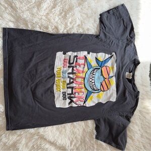 Teacher Shark (like Baby Shark) Teacher Daycare Staff Tee T Shirt Dark Grey S